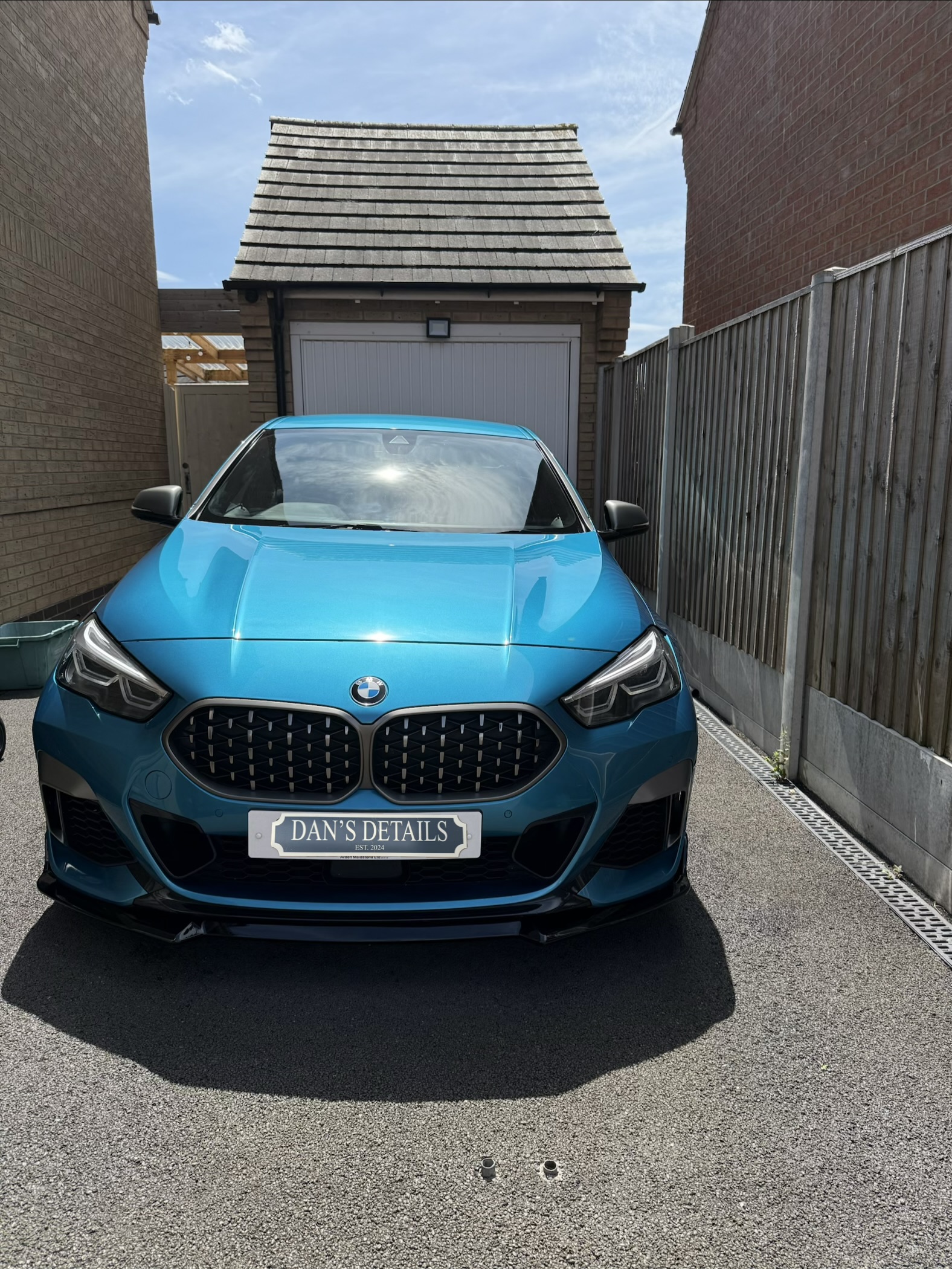 BMW after a careful exterior detail